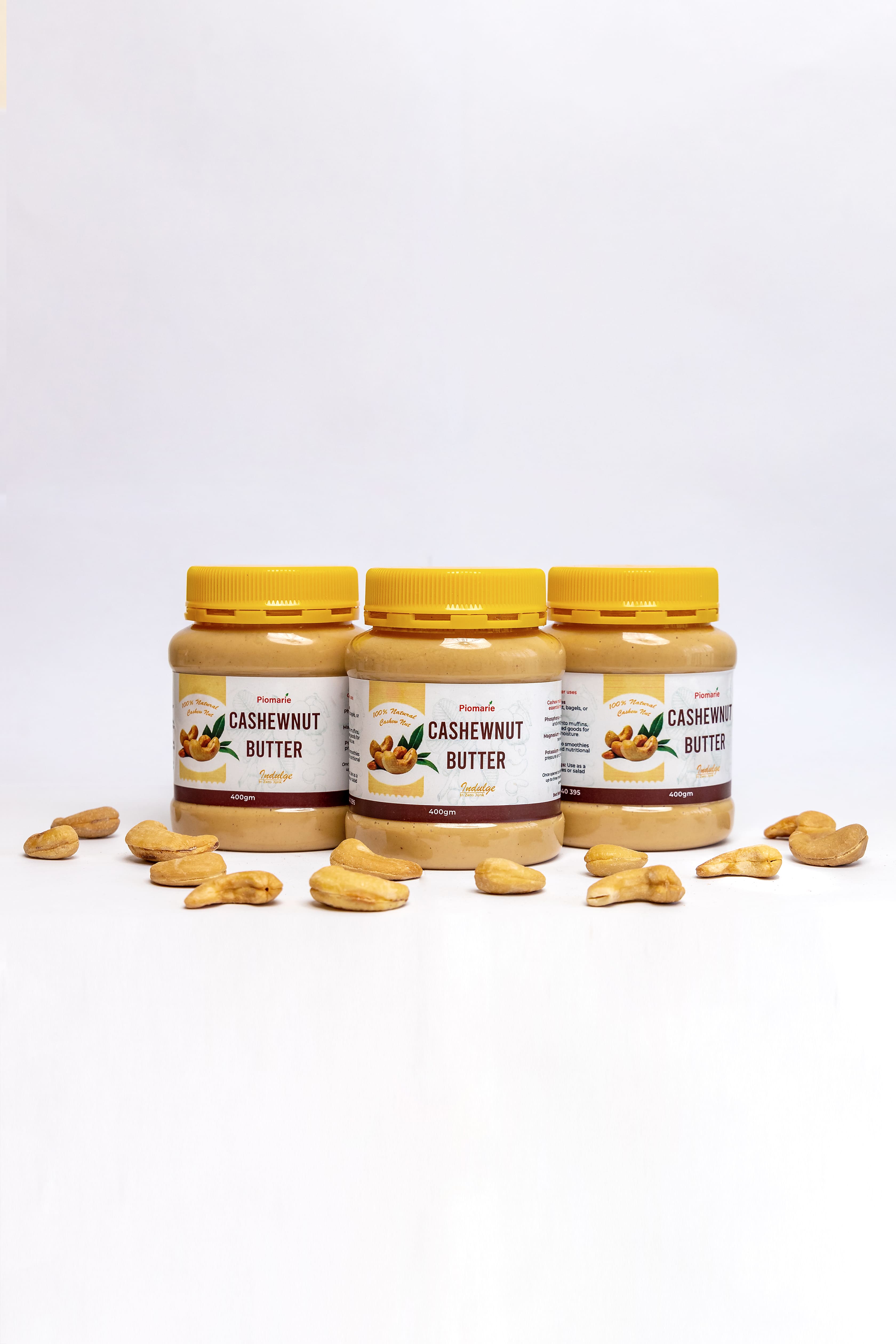 Piomarie Cashew Nut butter - Product Shoot